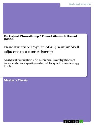 cover image of Nanostructure Physics of a Quantum Well adjacent to a tunnel barrier